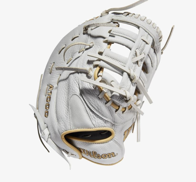 Wilson A1000  Fastpitch 1620 1B Mitt LHT 12.5 White/Blonde/Grey