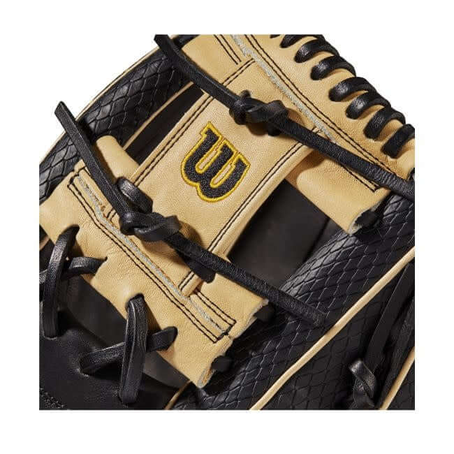 Wilson 2022 A2000 SuperSkin  K. Hayes GM (IF) 11.75 Black/Black SuperSnakeSkin/Blonde