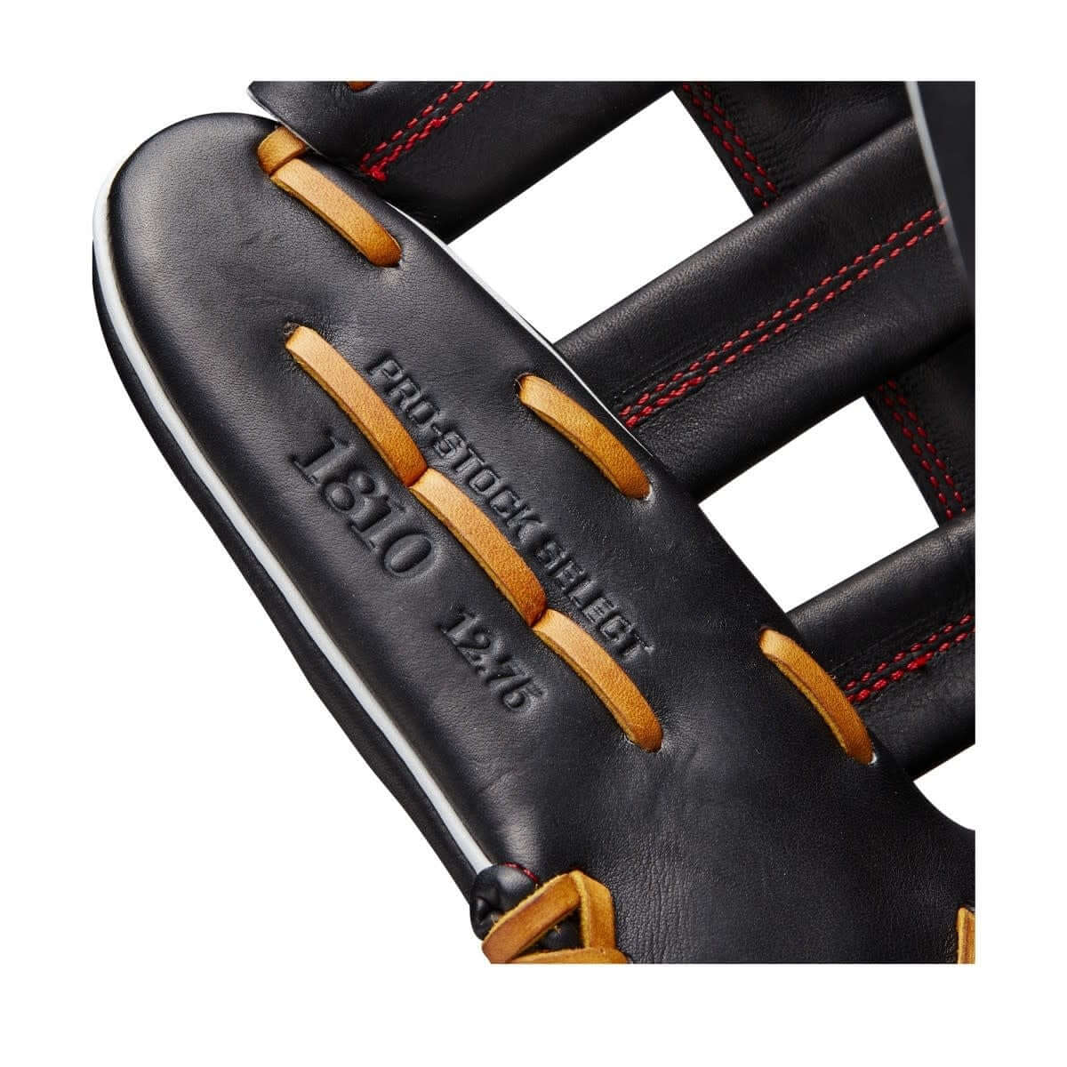 Wilson A2K 1810SS 12.75 inch Outfield Baseball Glove, Limited Edition, Black Pro Stock Leather, Saddle Tan Laces, LHT