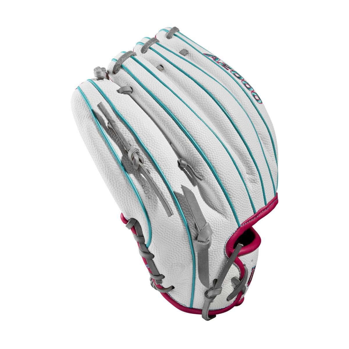 Wilson A2000 May 2022 May Glove of the Month (GOTM) 1975SS White/Teal