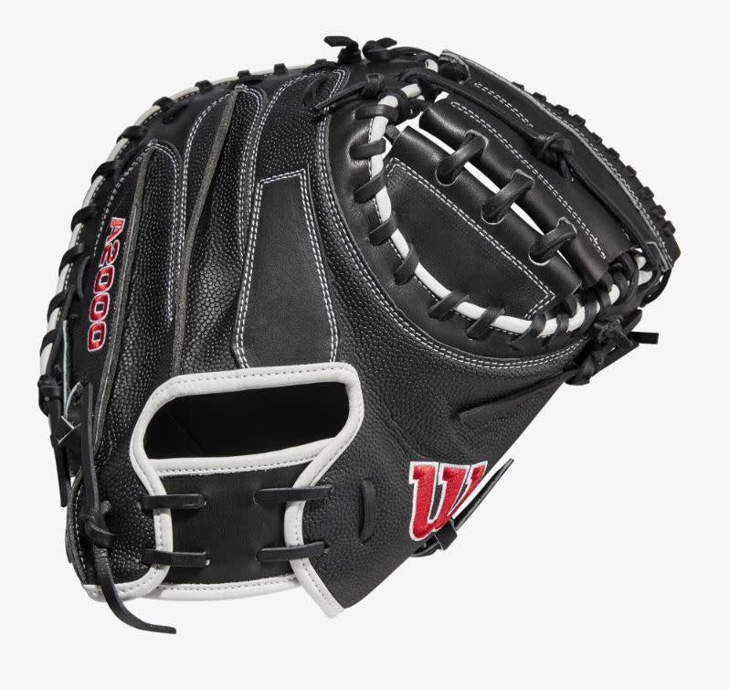 Wilson 2022 A2000 SuperSkin  M1D (C ) 33.5 Black/White Catchers Mitt