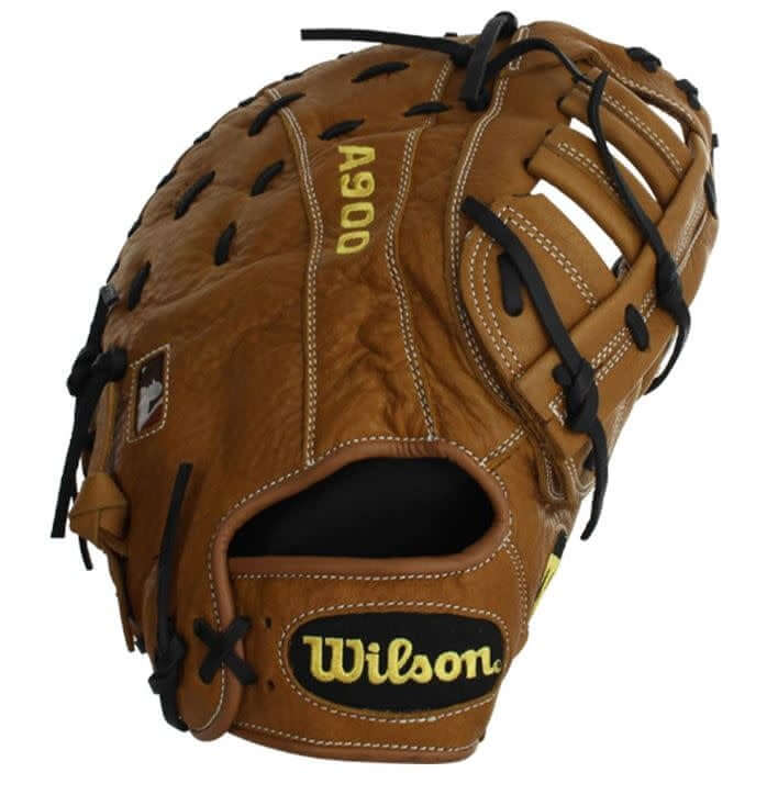Wilson A900 1B Mitt 12 inch glove, British Tan and Black, Single Post Web design
