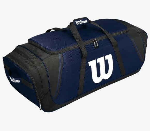 Wilson Equipment Bag Navy with large main compartment and side handles